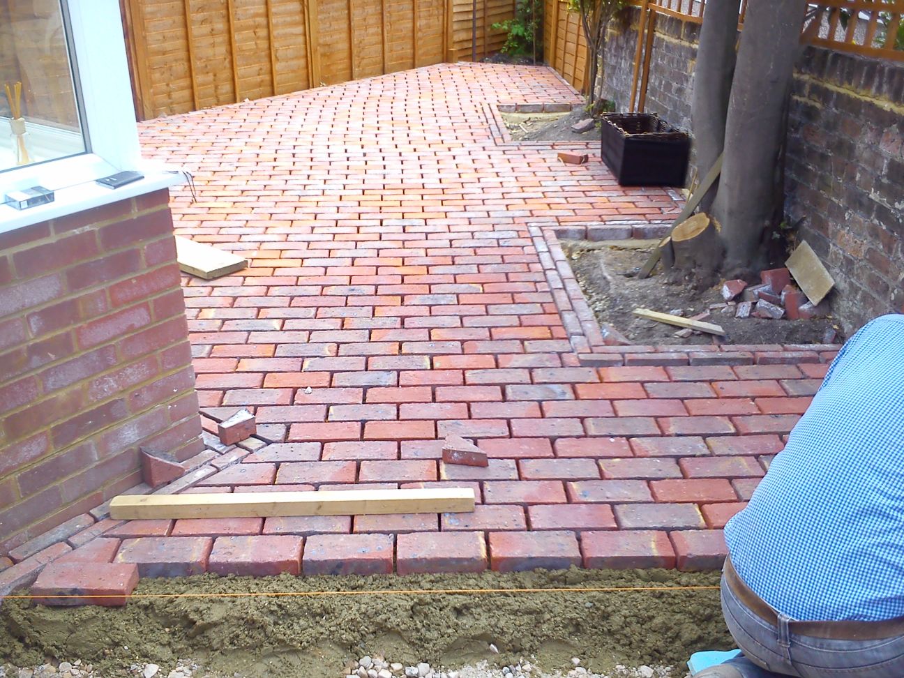 Block paving